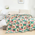 Sunlit Floral Tassel Cotton Blanket — main product photo