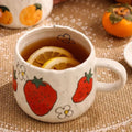 Sunny Fruit Ceramic Mugs
