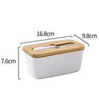Sleek Butter Cutter Container — product in use