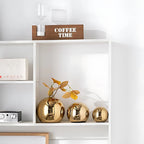 Opulent Golden Ball Vase Collection — product detail view