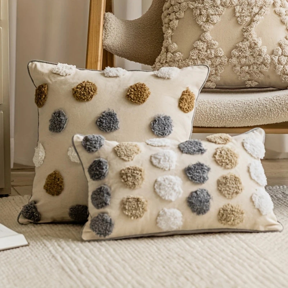 Valmora Polka Dot Cushion Cover — main product photo