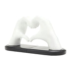 Amora Resin Love Gesture Bookends — product detail view