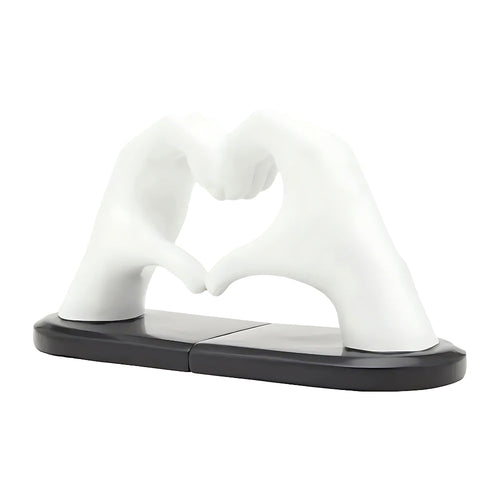 Amora Resin Love Gesture Bookends — product detail view