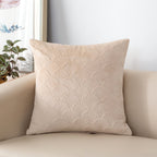 Coastal Velvet Shell Cushion Cover — product in use