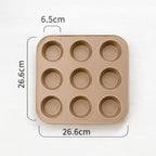 Sweet Bake Cupcake & Muffin Tray Pan — material texture close-up