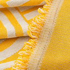 Symmetrical Half-Arch Chenille Sofa Cover — product feature detail