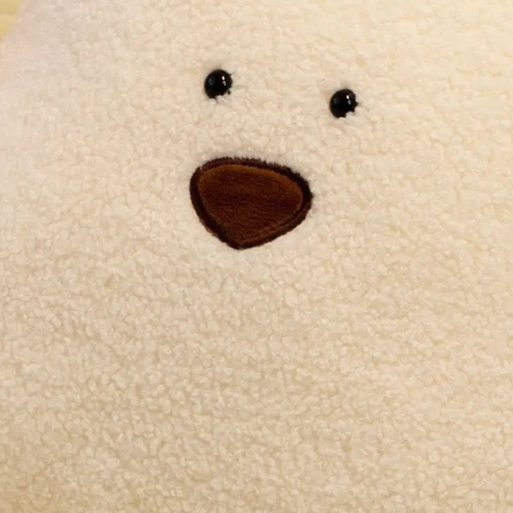 Teddy Shape Waist Backrest Cushion — size and scale reference