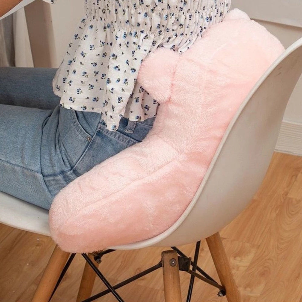 Teddy Shape Waist Backrest Cushion — product detail view