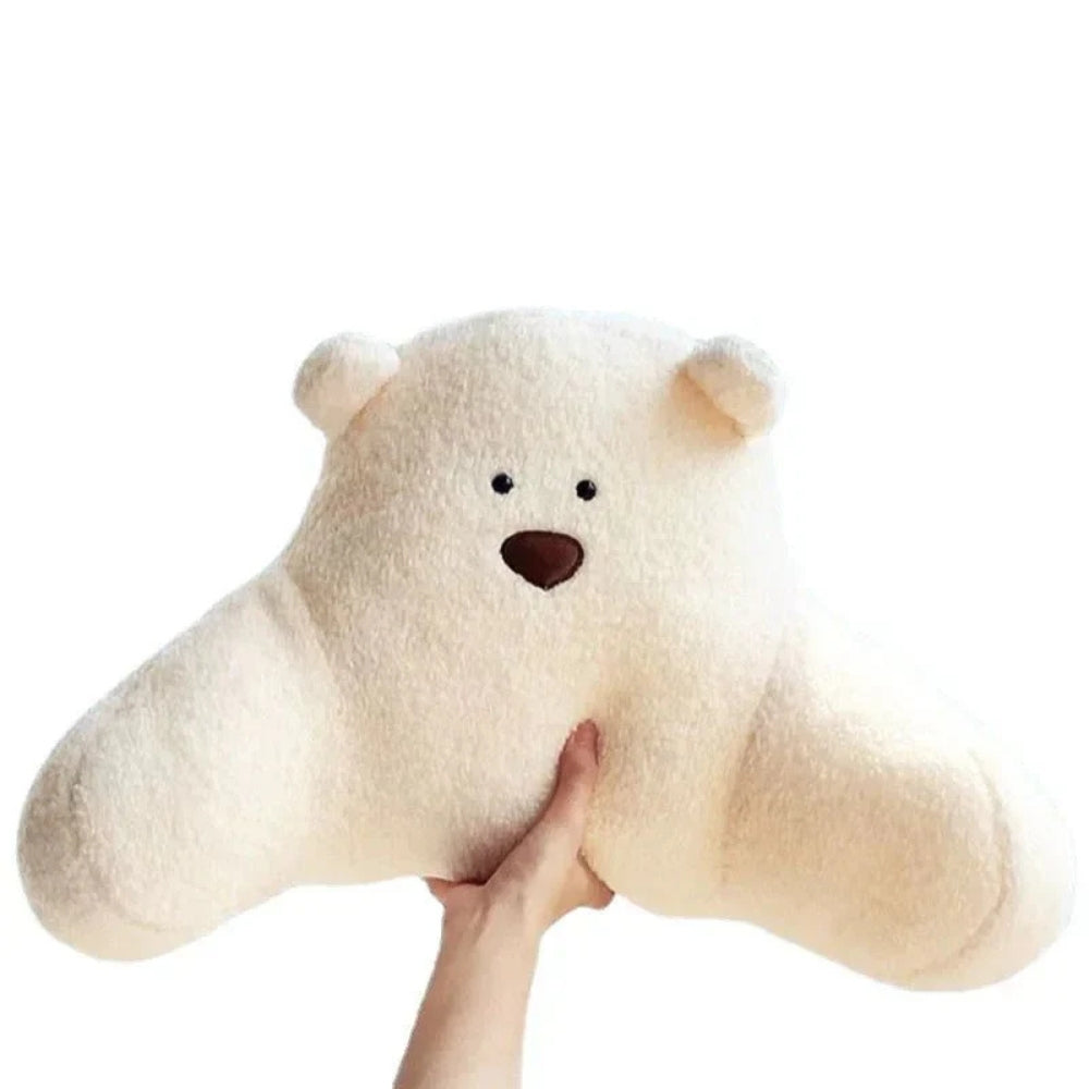 Teddy Shape Waist Backrest Cushion — lifestyle shot