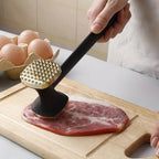 Tender Pro Meat Tenderiser Hammer — product in use