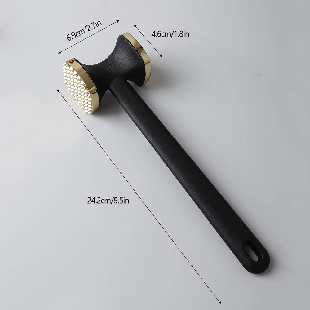 Tender Pro Meat Tenderiser Hammer — size and scale reference