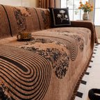 Mosaic Lines Pattern Sofa Cover — product feature detail