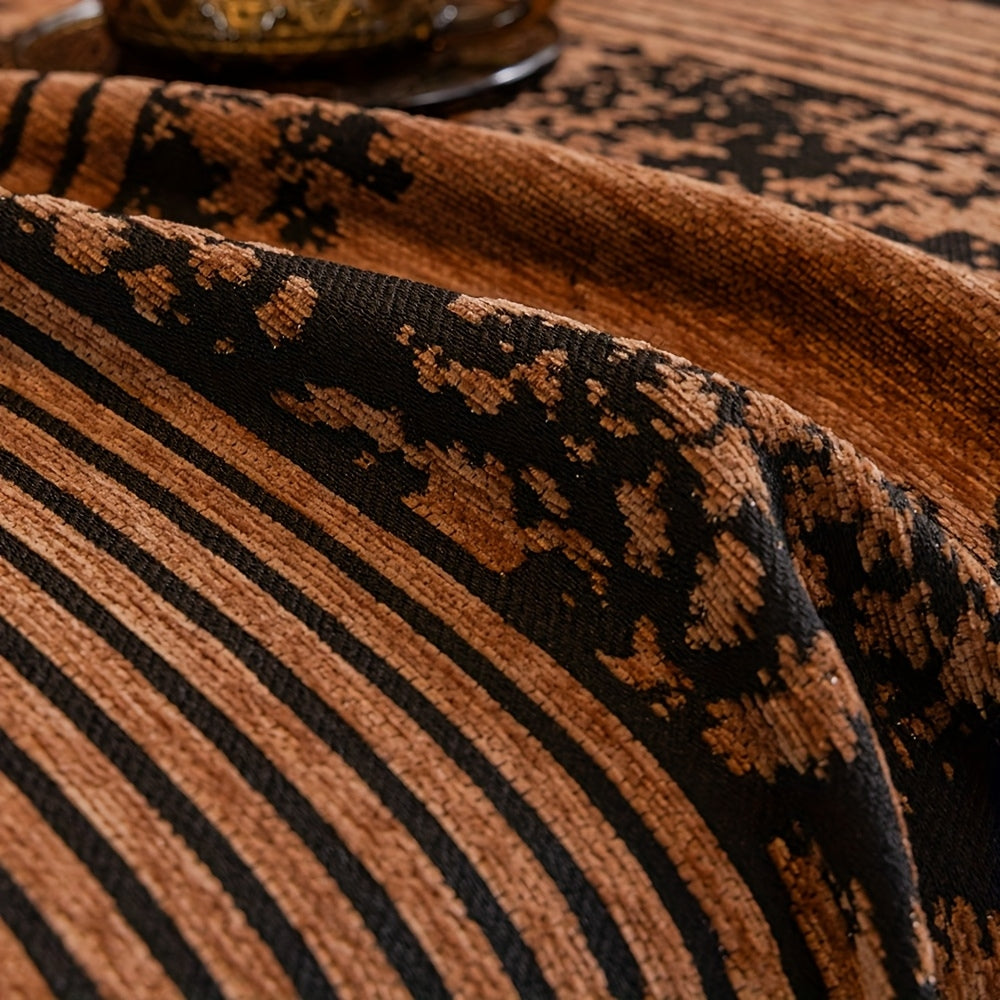 Mosaic Lines Pattern Sofa Cover — product in use