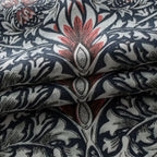Thistle Ebonleaf Floral Tapestry Curtain — product detail view