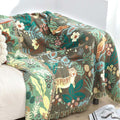 Tiger's Lair Reversible Blanket — alternate angle view