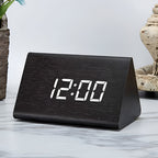 Elora Wooden LED Alarm Clock Digital Display — product feature detail