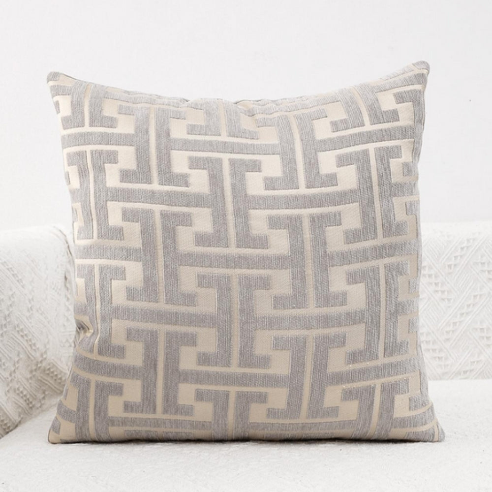 Timeless Maze Pattern Cushion Cover — lifestyle shot
