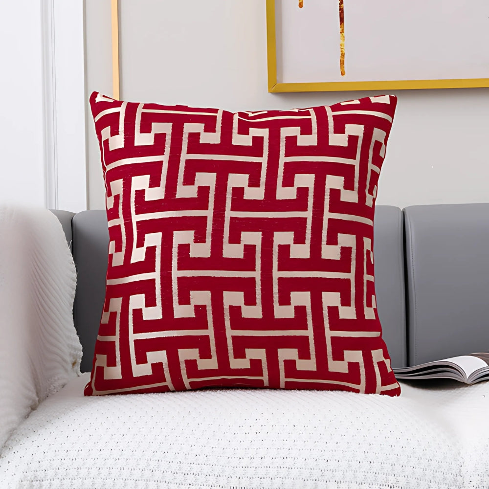 Timeless Maze Pattern Cushion Cover — main product photo