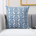 Timeless Maze Pattern Cushion Cover — material texture close-up