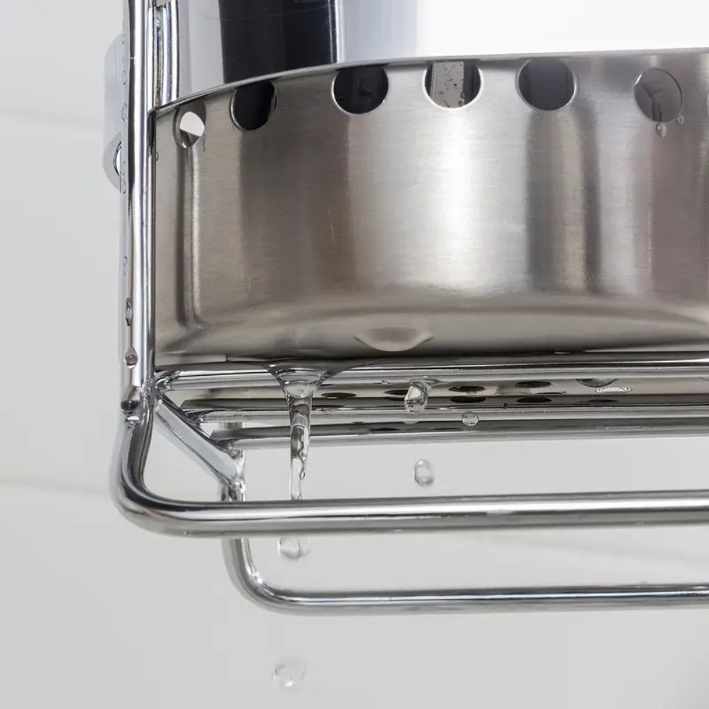 Trivent Stainless Kitchen Cutlery Organiser — alternate angle view
