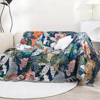 Tropic Twilight Cotton Blanket — alternate angle view