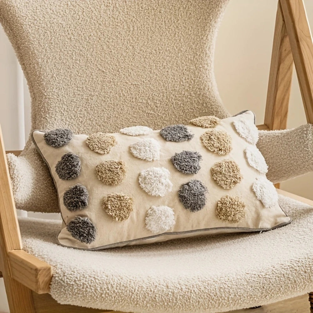 Valmora Polka Dot Cushion Cover — alternate angle view