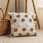 Valmora Polka Dot Cushion Cover — product close-up