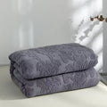 Velour Blossom Dream Throw Blanket — material texture close-up