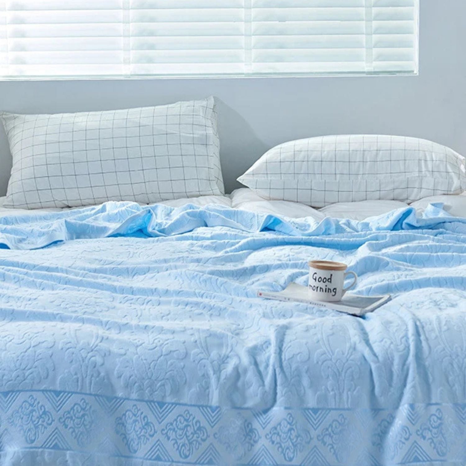 Velour Blossom Dream Throw Blanket — product detail view
