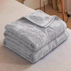 Velour Blossom Dream Throw Blanket — product close-up
