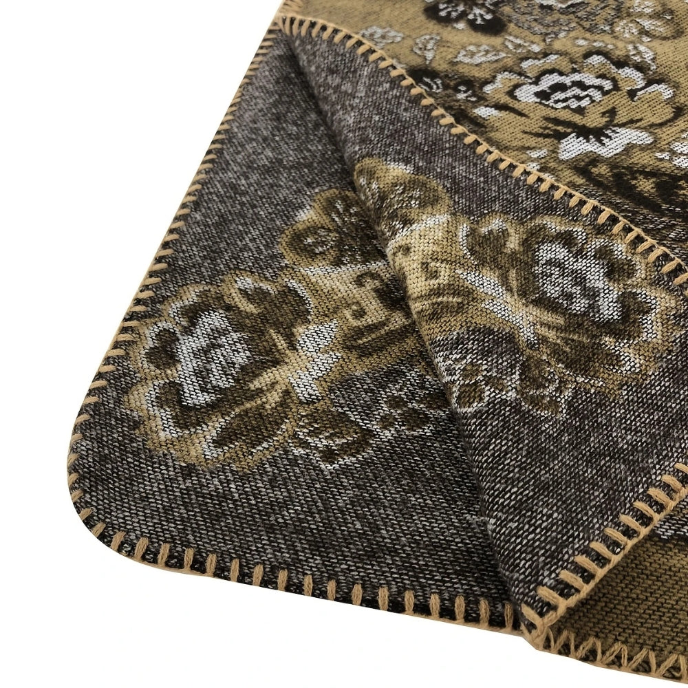 Velouria Vintage Acrylic Poncho — product detail view
