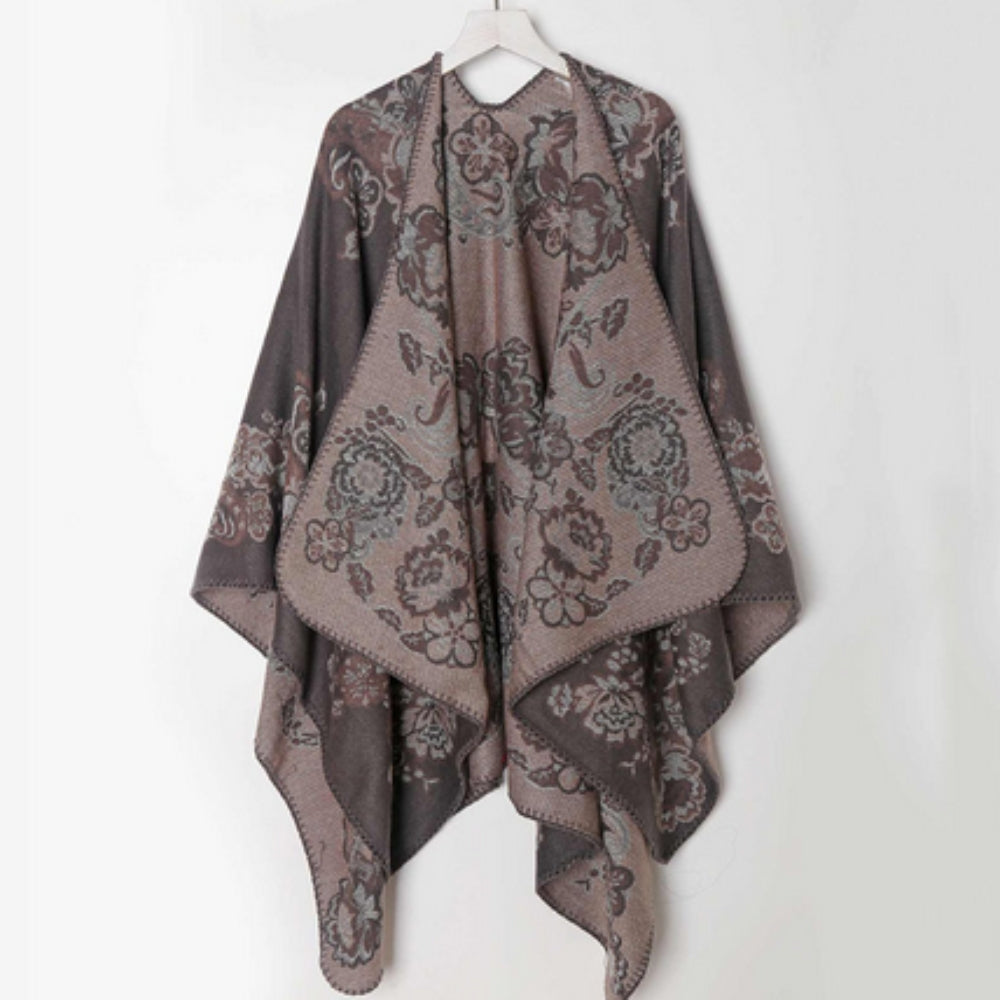 Velouria Vintage Acrylic Poncho — additional view