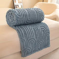 Velura Arch Plush Blanket — size and scale reference