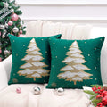 Velvet Christmas Tree Decorative Cushion Cover — main product photo