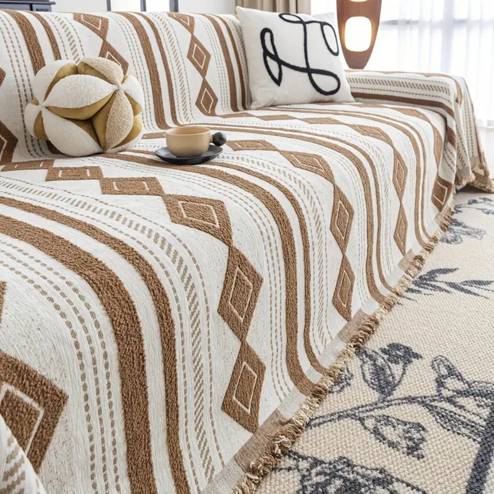 Vibe Tide Boho Sofa Cover — lifestyle shot