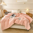 Vinci Contemporary Striped Bed Blanket — product detail view