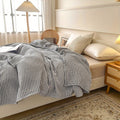 Vinci Contemporary Striped Bed Blanket — product feature detail