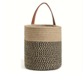 Woven Cotton Rope Hanging Basket | 2pc Set — product feature detail