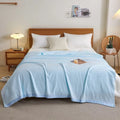 Waffle Cotton Throw — alternate angle view