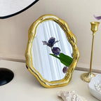 Wave Sculptural Tabletop Mirror — product detail view