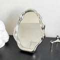 Wave Sculptural Tabletop Mirror — alternate angle view