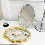 Wave Sculptural Tabletop Mirror — product close-up