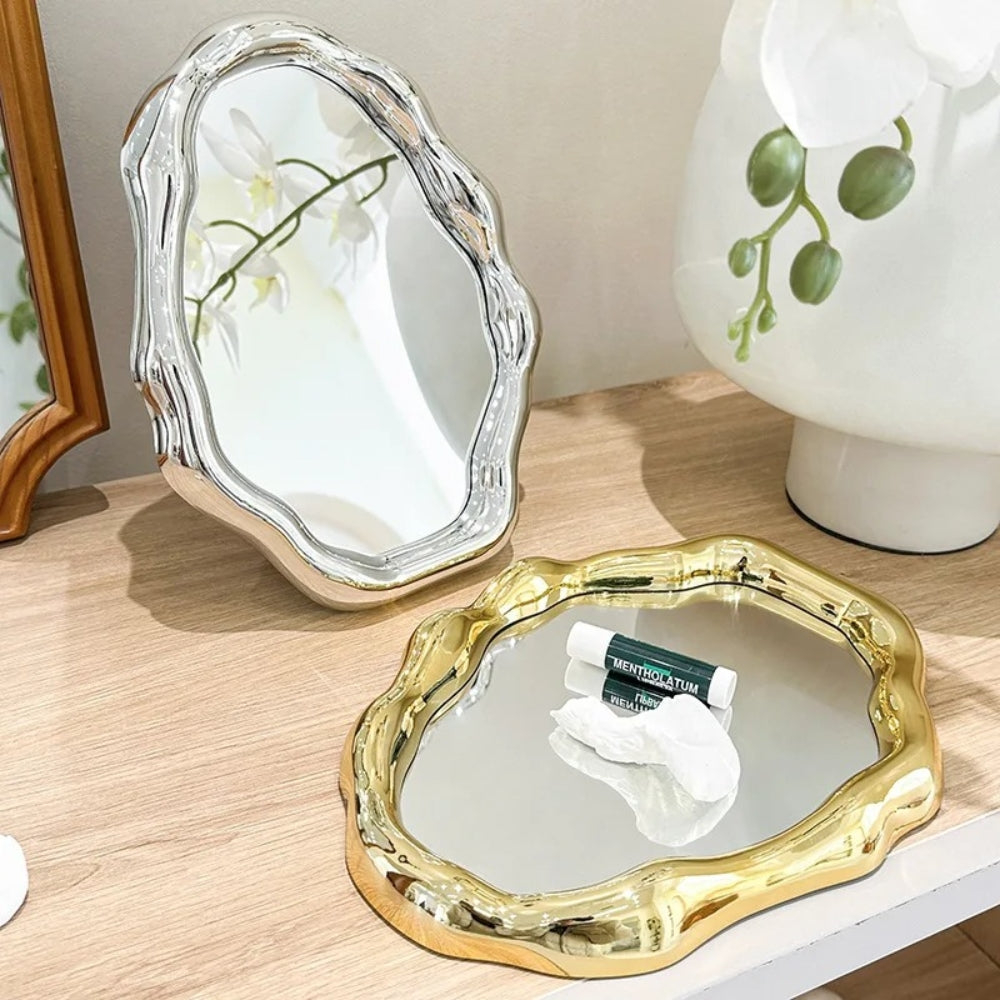 Wave Sculptural Tabletop Mirror — main product photo