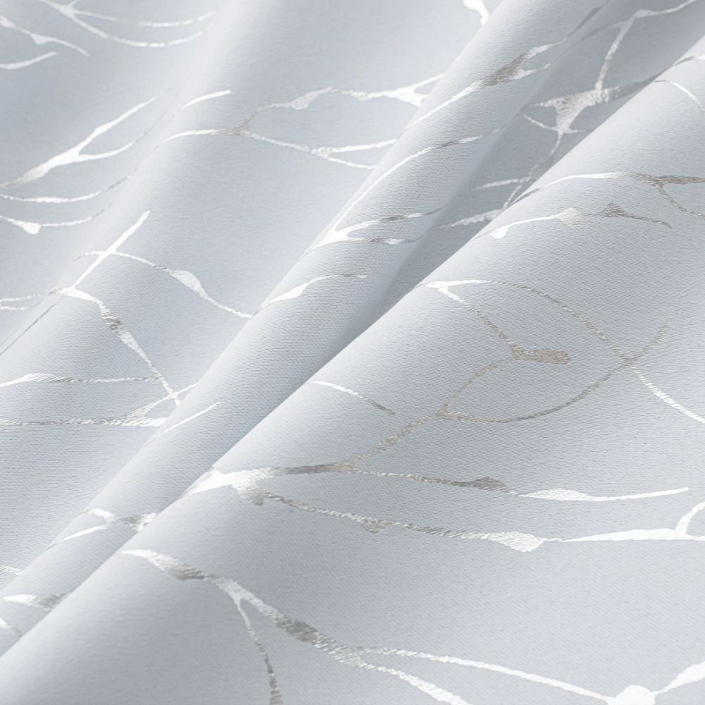 Whispering Forest Vein Blackout Curtain — material texture close-up