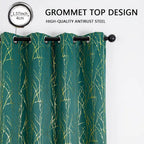 Whispering Forest Vein Blackout Curtain — product close-up
