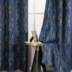 Whispering Forest Vein Blackout Curtain — product detail view