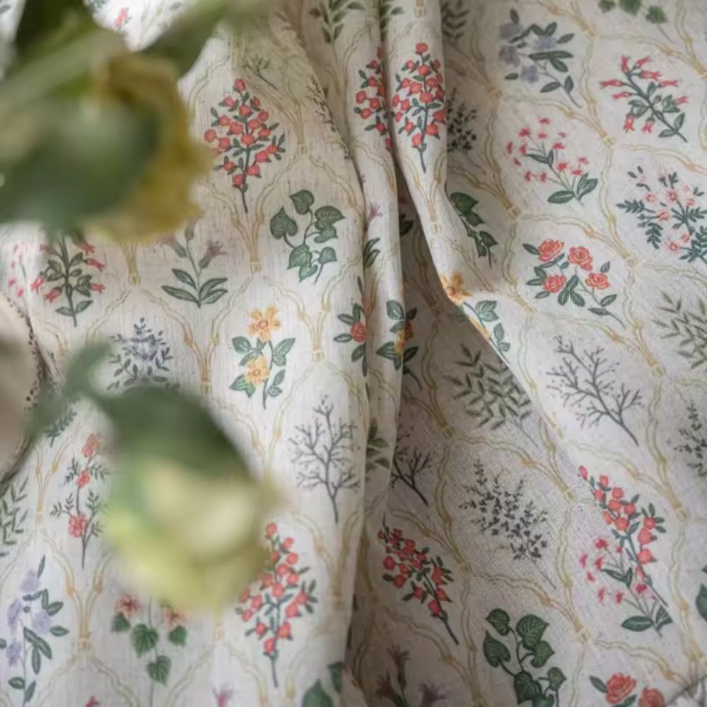 Wildflower Lace Ruffle Curtain — lifestyle shot