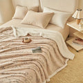 Winter Garden Plush Blanket — alternate angle view