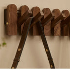 Piano Wooden Hook Wall Coat Rack — product feature detail