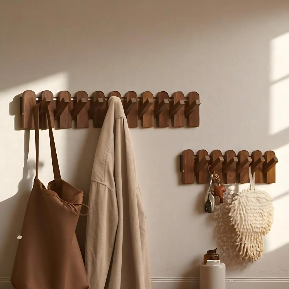 Piano Wooden Hook Wall Coat Rack — main product photo